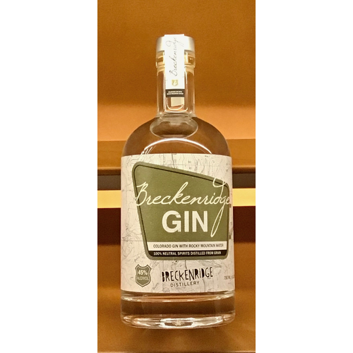 Spirits BRECKENRIDGE GIN Spirits BRECKENRIDGE GIN