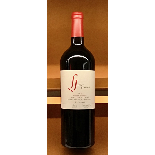 Wine FOLEY JOHNSON ESTATE MERITAGE 2015 Wine FOLEY JOHNSON ESTATE MERITAGE 2015