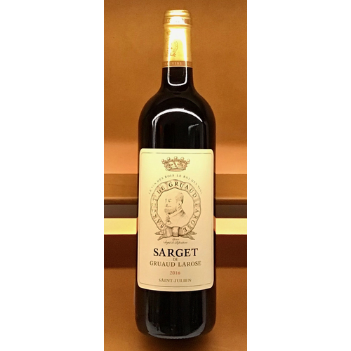 Wine CH SARGET DE GRUAUD-LAROSE 2016 Wine CH SARGET DE GRUAUD-LAROSE 2016