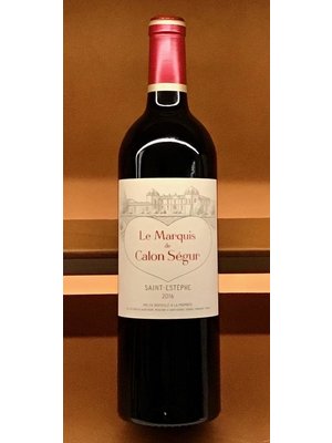 Wine CHATEAU CALON-SEGUR ‘MARQUIS DE CALON’ 2016