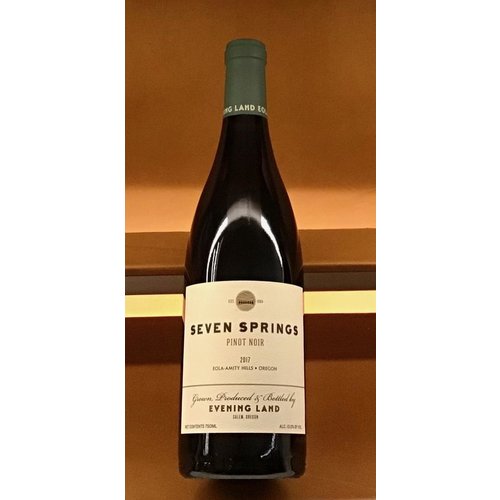 Wine EVENING LAND PINOT NOIR SEVEN SPRINGS VINEYARD 2017 Wine EVENING LAND PINOT NOIR SEVEN SPRINGS VINEYARD 2017