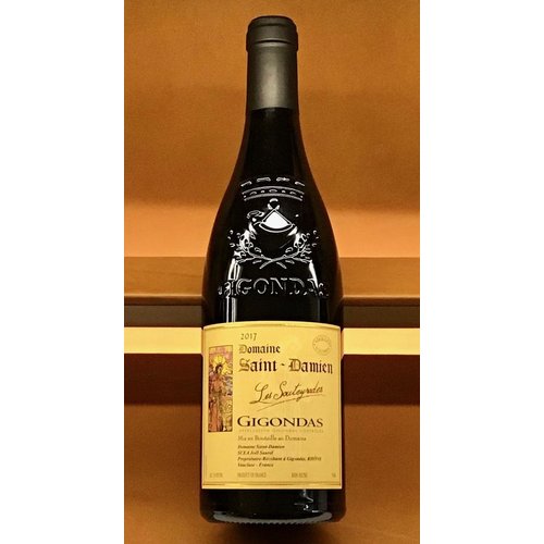 Wine DOMAINE SAINT-DAMIEN LES SOUTEYRADES GIGONDAS VV 2017 Wine DOMAINE SAINT-DAMIEN LES SOUTEYRADES GIGONDAS VV 2017