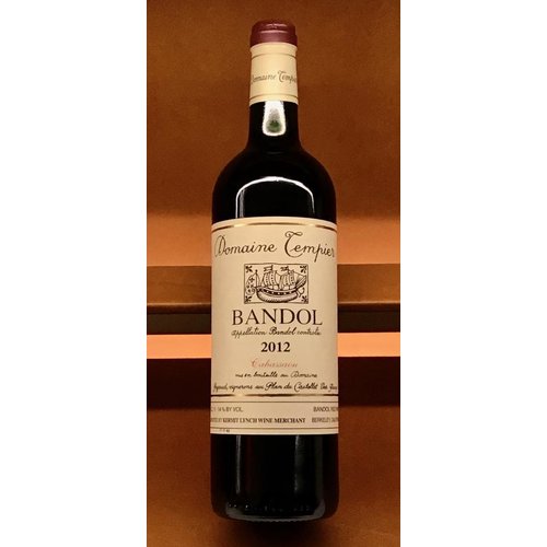 Wine DOMAINE TEMPIER BANDOL 'LA CABASSAOU' 2012 Wine DOMAINE TEMPIER BANDOL 'LA CABASSAOU' 2012