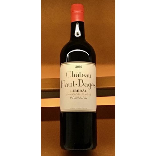 Wine CHATEAU HAUT-BAGES ‘LIBERAL’ 2016 Wine CHATEAU HAUT-BAGES ‘LIBERAL’ 2016