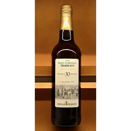 Specialty BODEGAS TRADICION PALO CORTADO SHERRY VORS 30 YEARS Specialty BODEGAS TRADICION PALO CORTADO SHERRY VORS 30 YEARS
