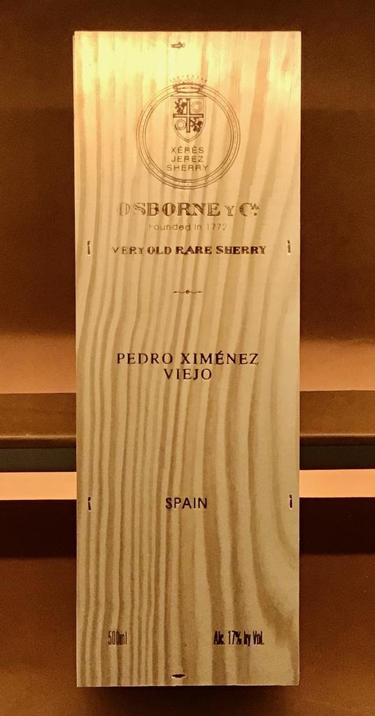 Osborne Pedro Ximenez Solera Viejo Rare Sherry 1905 Nv 500ml Vintry Fine Wine