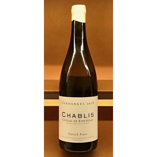 Wine PATRICK PIUZE ‘COTEAU DE FONTENAY’ CHABLIS 2018 Wine PATRICK PIUZE ‘COTEAU DE FONTENAY’ CHABLIS 2018