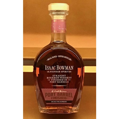 Spirits BOWMAN, ISAAC PORT FINISHED BOURBON Spirits BOWMAN, ISAAC PORT FINISHED BOURBON
