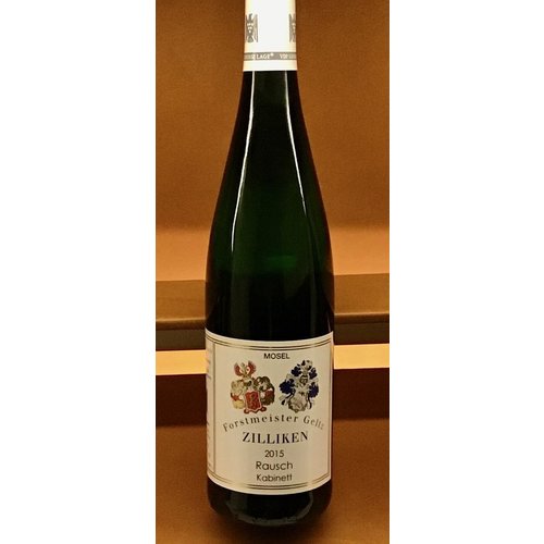 Wine ZILLIKEN ‘SAARBURGER RAUSCH’ RIESLING KABINETT 2015 Wine ZILLIKEN ‘SAARBURGER RAUSCH’ RIESLING KABINETT 2015