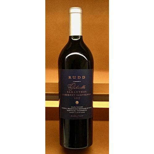 Wine RUDD SAMANTHA’S OAKVILLE CABERNET SAUVIGNON 2015 Wine RUDD SAMANTHA’S OAKVILLE CABERNET SAUVIGNON 2015