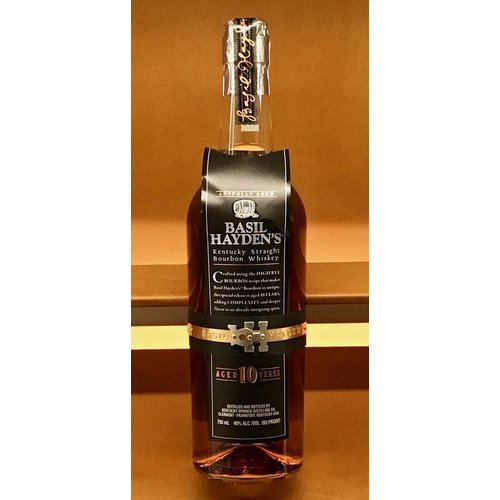 Spirits BASIL HAYDEN’S STRAIGHT BOURBON 10 YEARS Spirits BASIL HAYDEN’S STRAIGHT BOURBON 10 YEARS