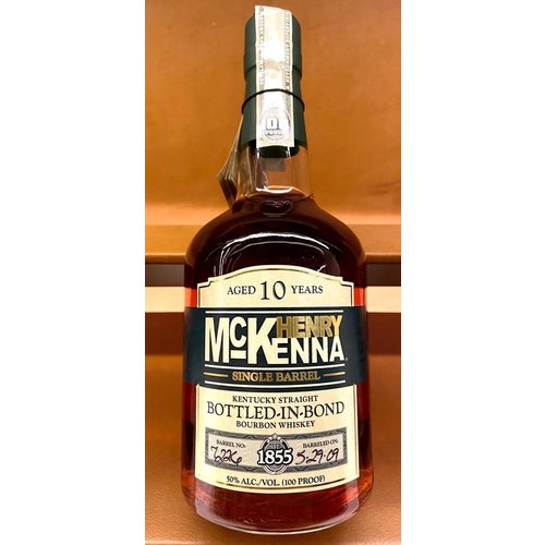 Spirits HENRY MCKENNA SINGLE BARRELL 10 YEARS BOURBON