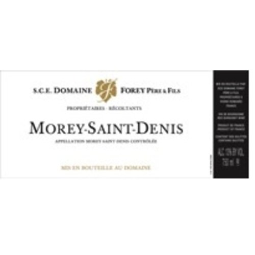 Wine REGIS FOREY MOREY SAINT DENIS 1ER CRU 2012 Wine REGIS FOREY MOREY SAINT DENIS 1ER CRU 2012