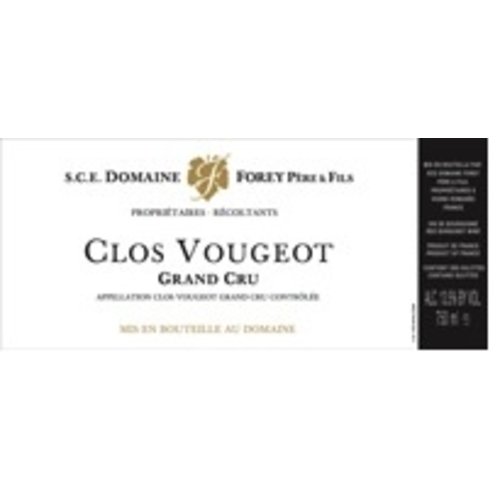 Wine REGIS FOREY CLOS DE VOUGEOT GRAND CRU 2016 Wine REGIS FOREY CLOS DE VOUGEOT GRAND CRU 2016