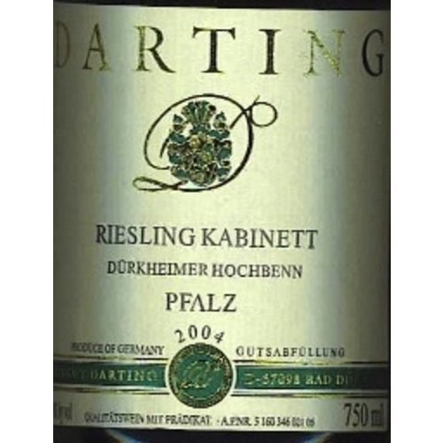 Wine DARTING DURKHEIMER HOCKBENN RIESLING KABINETT 2012 Wine DARTING DURKHEIMER HOCKBENN RIESLING KABINETT 2012