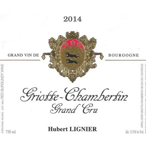 Wine DOMAINE HUBERT LIGNIER GRIOTTE-CHAMBERTIN GRAND CRU 2015 Wine DOMAINE HUBERT LIGNIER GRIOTTE-CHAMBERTIN GRAND CRU 2015