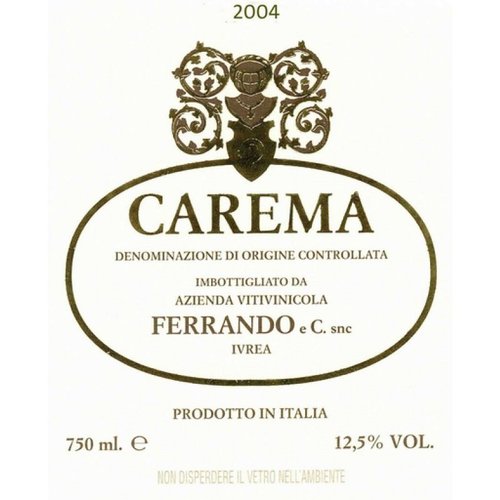Wine LUIGI FERRANDO CAREMA 'ETICHETTA BIANCA' 2014 Wine LUIGI FERRANDO CAREMA 'ETICHETTA BIANCA' 2014