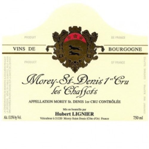 Wine DOMAINE HUBERT LIGNIER MOREY-SAINT-DENIS 1ER CRU LES CHAFFOTS 2015 Wine DOMAINE HUBERT LIGNIER MOREY-SAINT-DENIS 1ER CRU LES CHAFFOTS 2015