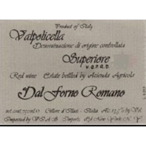 Wine DAL FORNO ROMANO VALPOLICELLA SUPERIORE ‘MONTE LODOLETTA’ 2006 Wine DAL FORNO ROMANO VALPOLICELLA SUPERIORE ‘MONTE LODOLETTA’ 2006