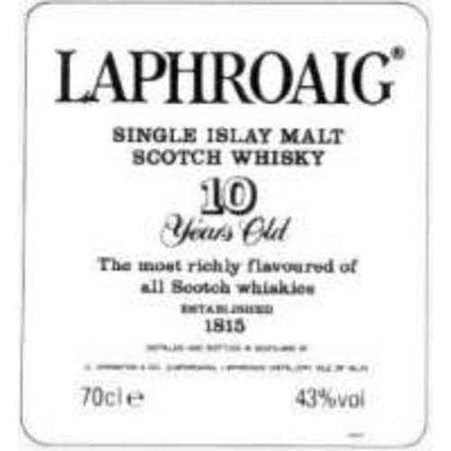 Spirits LAPHROAIG 10YR SCOTCH