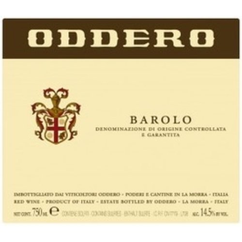 Wine ODDERO BAROLO 2012 5L