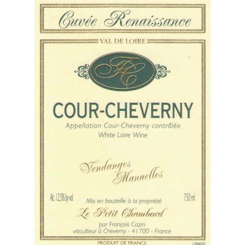 Wine FRANCOIS CAZIN COUR-CHEVERNY CUVEE RENASSAINCE 2015 Wine FRANCOIS CAZIN COUR-CHEVERNY CUVEE RENASSAINCE 2015