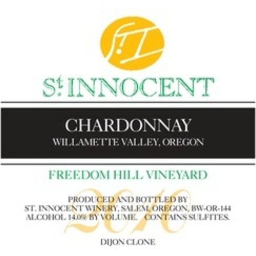 Wine ST INNOCENT CHARDONNAY FREEDOM HILL VINEYARD 2016 Wine ST INNOCENT CHARDONNAY FREEDOM HILL VINEYARD 2016