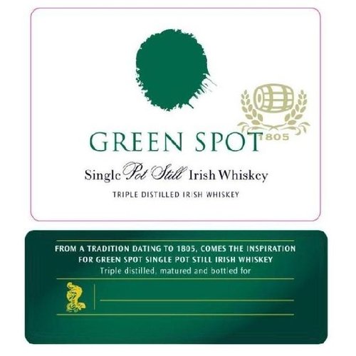 Spirits GREEN SPOT IRISH WHISKEY Spirits GREEN SPOT IRISH WHISKEY