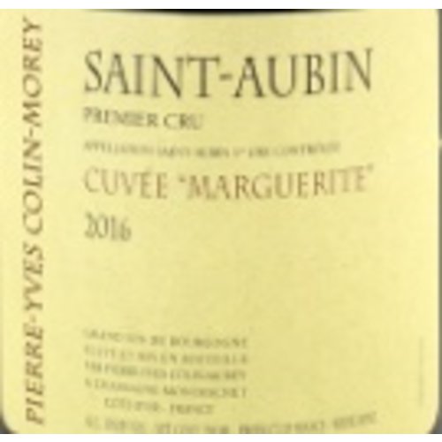 Wine PIERRE-YVES COLIN-MOREY SAINT-AUBIN “CUVEE MARGUERITE” 1ER CRU 2017 Wine PIERRE-YVES COLIN-MOREY SAINT-AUBIN “CUVEE MARGUERITE” 1ER CRU 2017