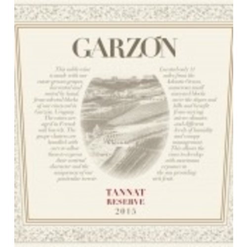 Wine BODEGA GARZON TANNAT RESERVE 2016 Wine BODEGA GARZON TANNAT RESERVE 2016