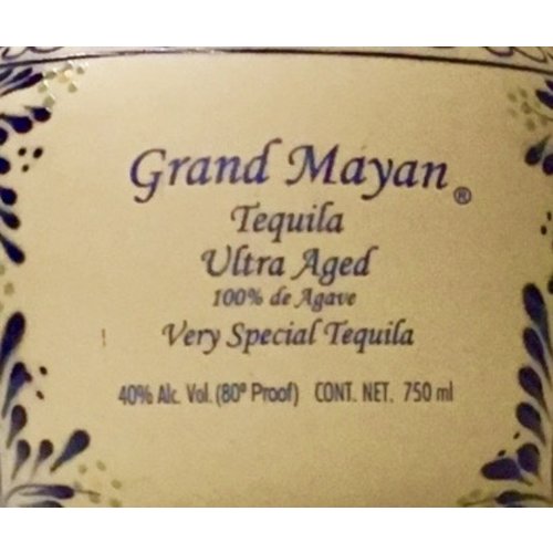 Spirits GRAND MAYAN EXTRA ANEJO TEQUILA Spirits GRAND MAYAN EXTRA ANEJO TEQUILA
