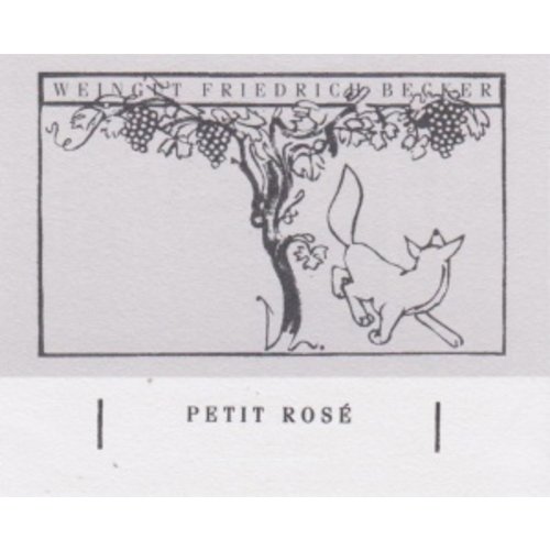 Wine BECKER PETIT ROSE 2016 Wine BECKER PETIT ROSE 2016