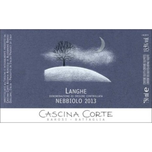 Wine CASCINA CORTE NEBBIOLO 2013 1.5L