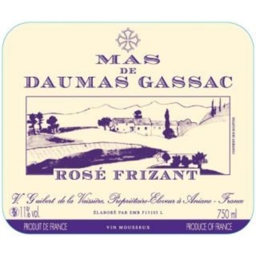 Sparkling MAS DE DAUMAS GASSAC ROSE FRIZANT 2018 Sparkling MAS DE DAUMAS GASSAC ROSE FRIZANT 2018