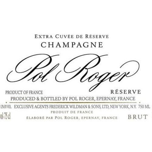 Sparkling POL ROGER BRUT RESERVE CHAMPAGNE NV Sparkling POL ROGER BRUT RESERVE CHAMPAGNE NV
