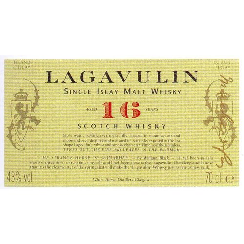 Spirits LAGAVULIN 16YR SCOTCH