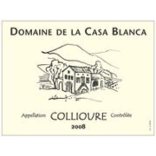 Wine DOMAINE DE LA CASA BLANCA COLLIOURE RED 2015 Wine DOMAINE DE LA CASA BLANCA COLLIOURE RED 2015
