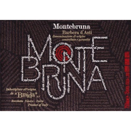 Wine BRAIDA BARBERA D’ASTI MONTEBRUNA 2015 Wine BRAIDA BARBERA D’ASTI MONTEBRUNA 2015