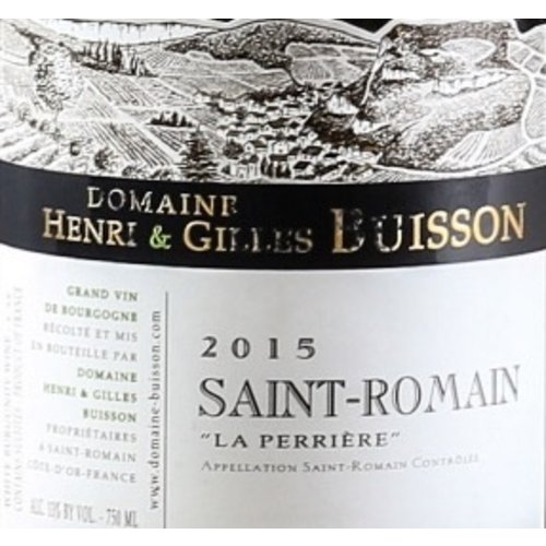 Wine BUISSON SAINT ROMAIN LA PERRIERE 2015 Wine BUISSON SAINT ROMAIN LA PERRIERE 2015