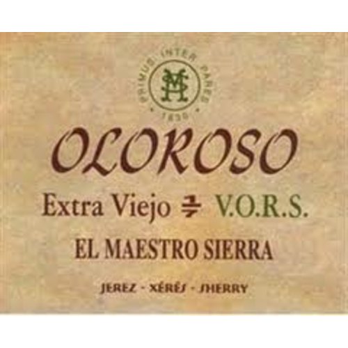 Specialty EL MAESTRO SIERRA OLOROSO 1/7 VORS SHERRY 375ML Specialty EL MAESTRO SIERRA OLOROSO 1/7 VORS SHERRY 375ML