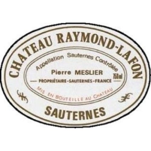 Wine CH RAYMOND-LAFON SAUTERNES 1985 6L