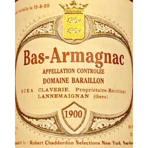 Spirits DOMAINE BARAILLON BAS ARMAGNAC 1900