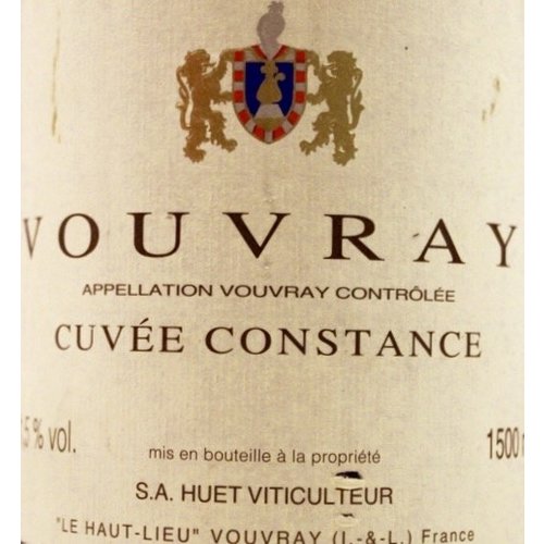 Wine S.A. HUET VOUVRAY 'CUVEE CONSTANCE' MOELLEUX 1995 1.5L Wine S.A. HUET VOUVRAY 'CUVEE CONSTANCE' MOELLEUX 1995 1.5L