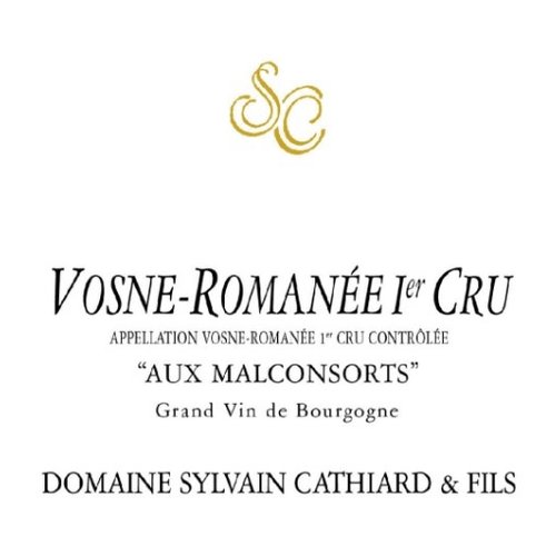 Wine SYLVAIN CATHIARD VOSNE ROMANEE 'AUX MALCONSORTS' 1ER CRU 2012 Wine SYLVAIN CATHIARD VOSNE ROMANEE 'AUX MALCONSORTS' 1ER CRU 2012