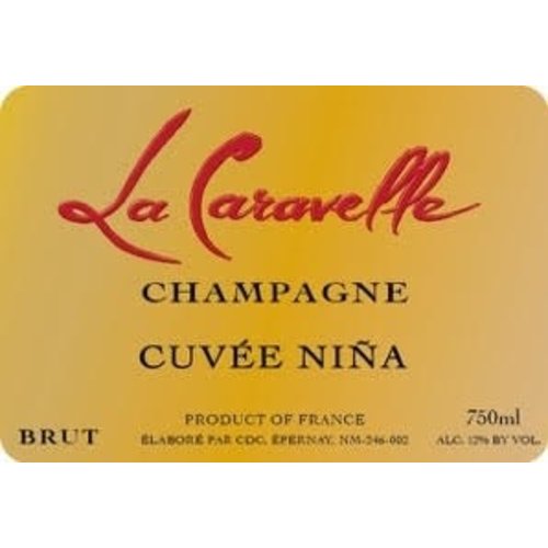 Sparkling LA CARAVELLE BRUT 'CUVEE NINA' CHAMPAGNE NV Sparkling LA CARAVELLE BRUT 'CUVEE NINA' CHAMPAGNE NV