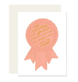 Slightly Stationery Cooler Fairer Pink Card