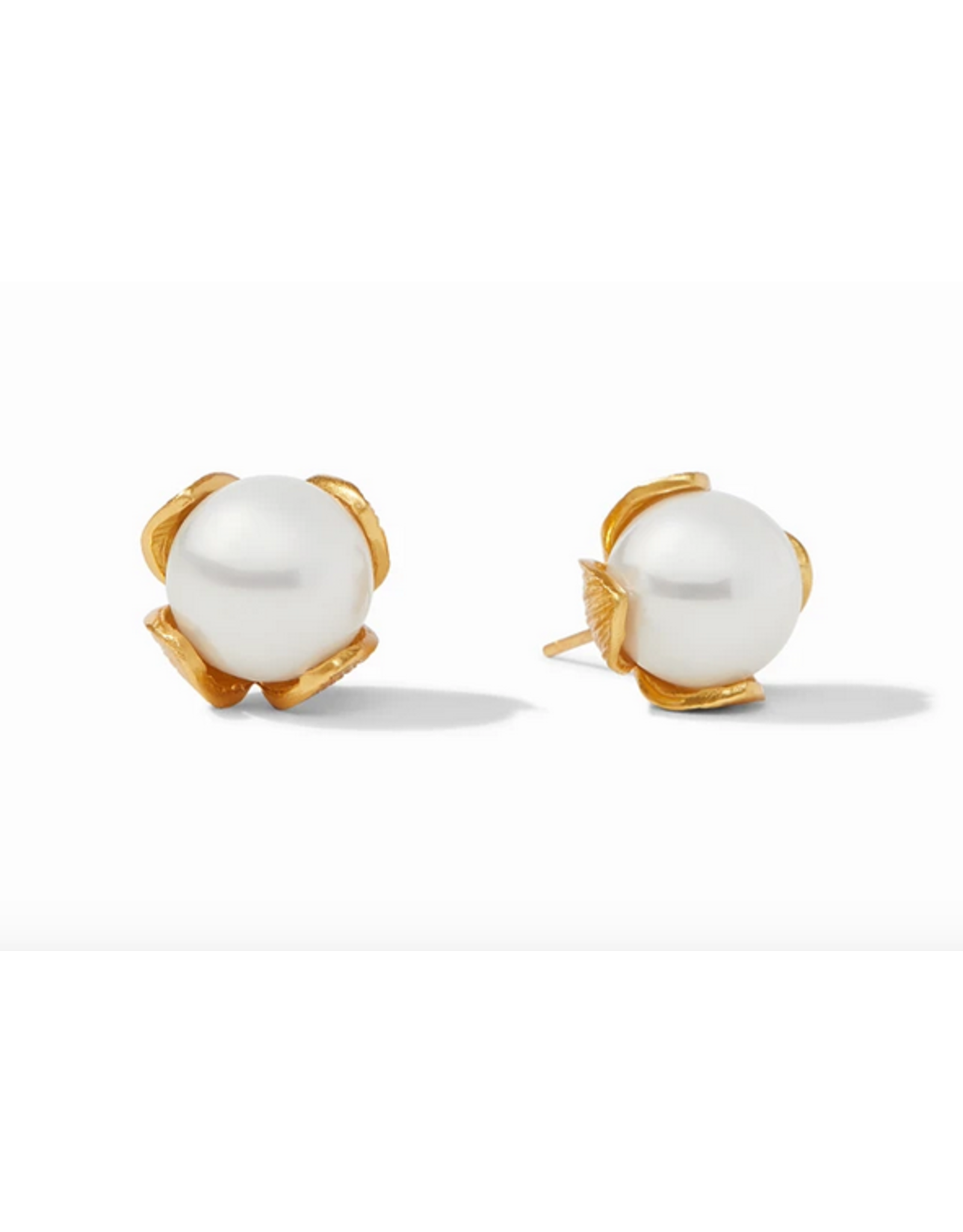 Julie Vos Penelope Pearl Stud in Assorted Sizes by Julie Vos