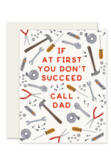Slightly Stationery Call Dad Card