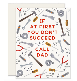 Slightly Stationery Call Dad Card