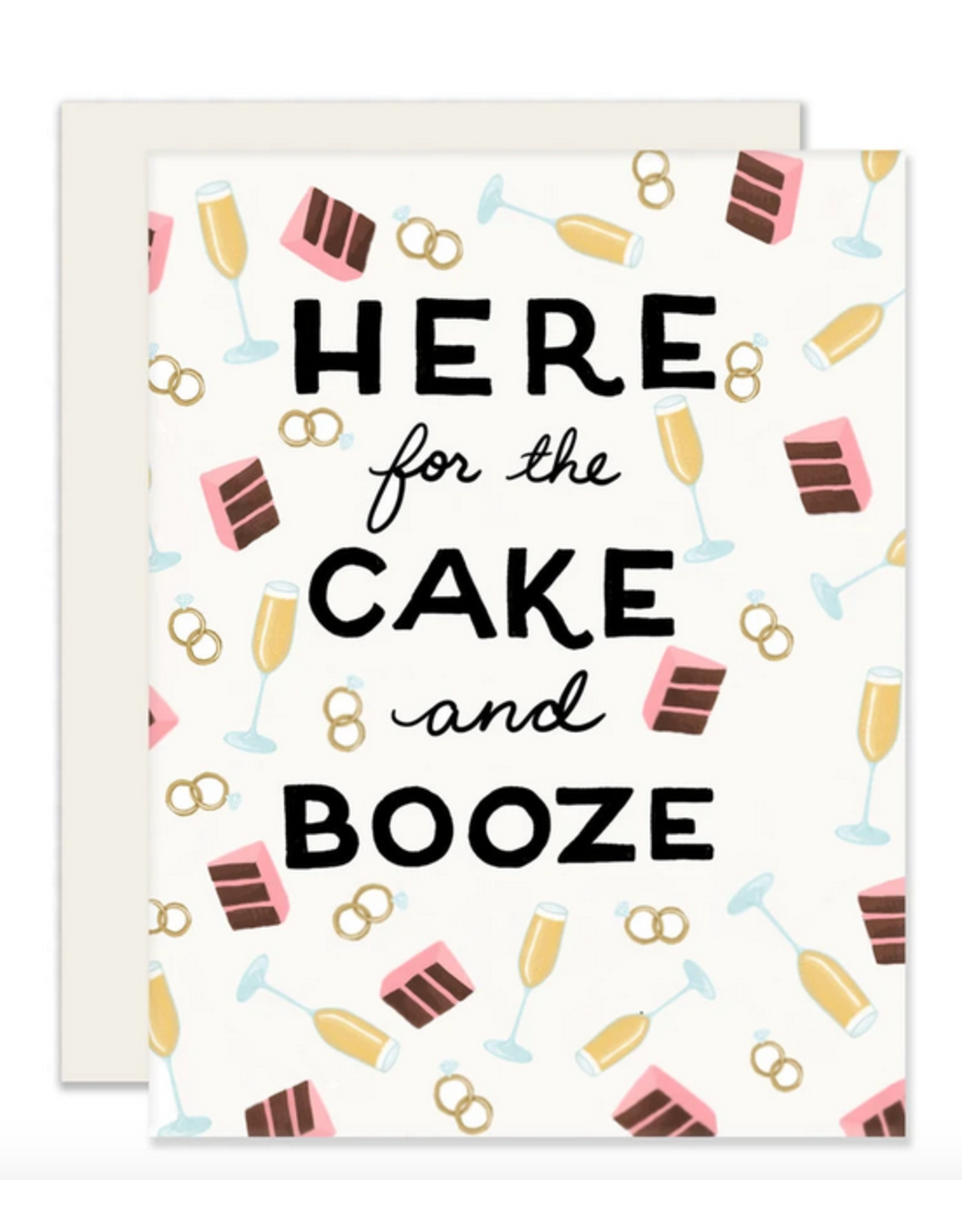 Slightly Stationery Cake & Booze Card